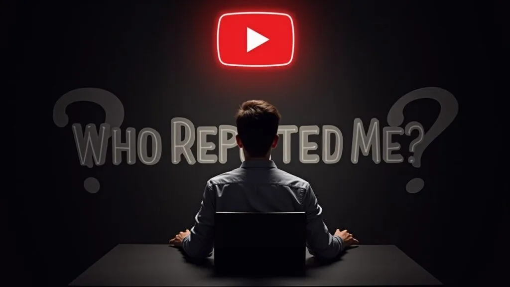 Who reported me in youtube